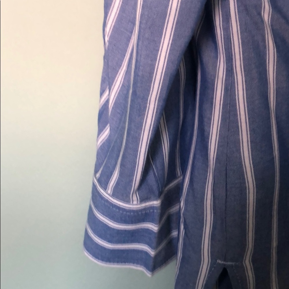 Loft Button Down Striped Shirt - image 2